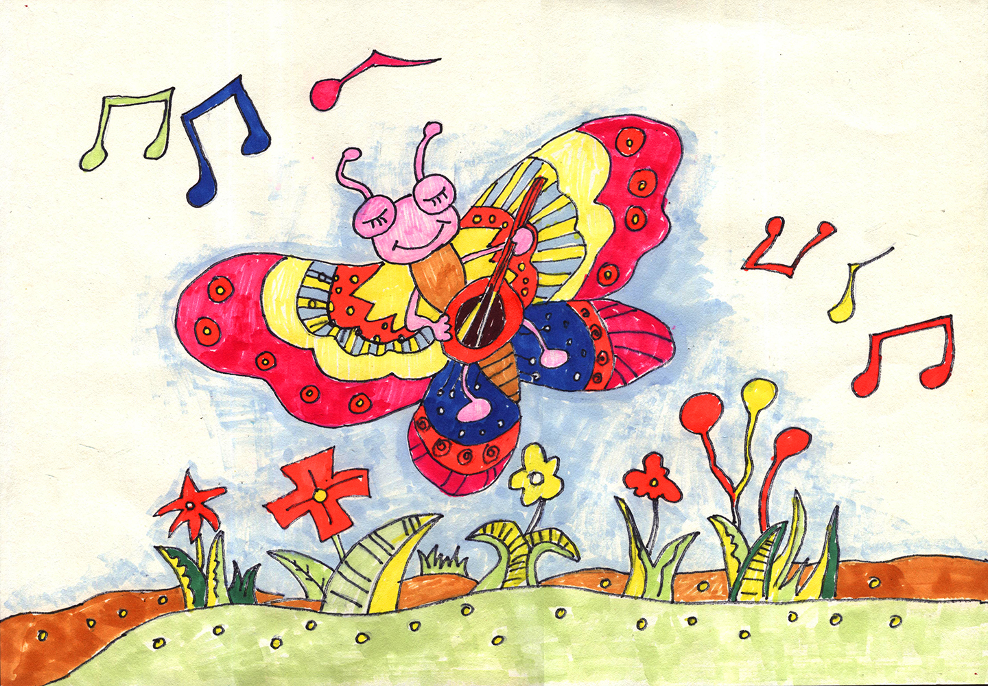 Butterfly#Marker Pen#