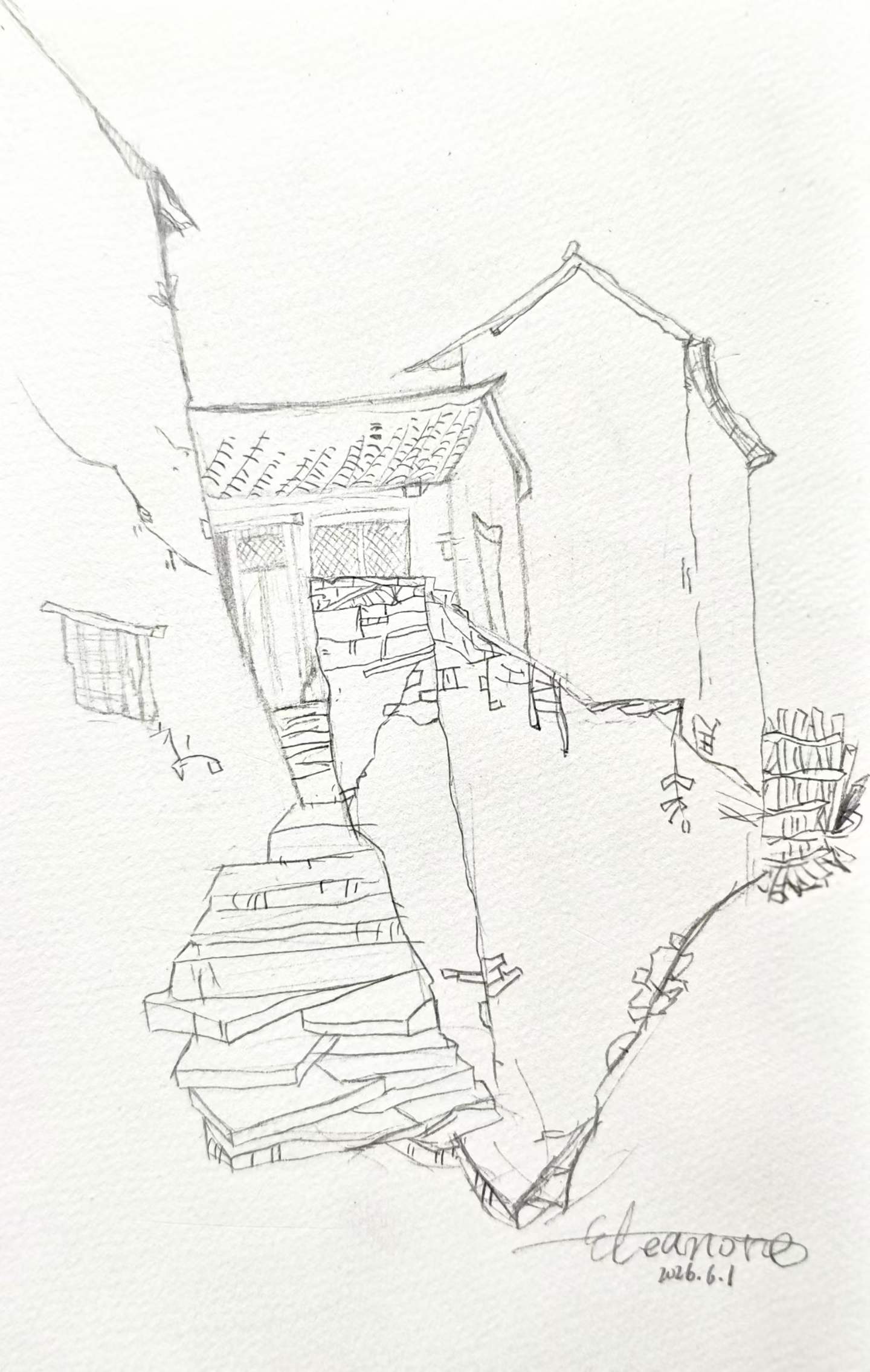 Old Street#Line Drawing#