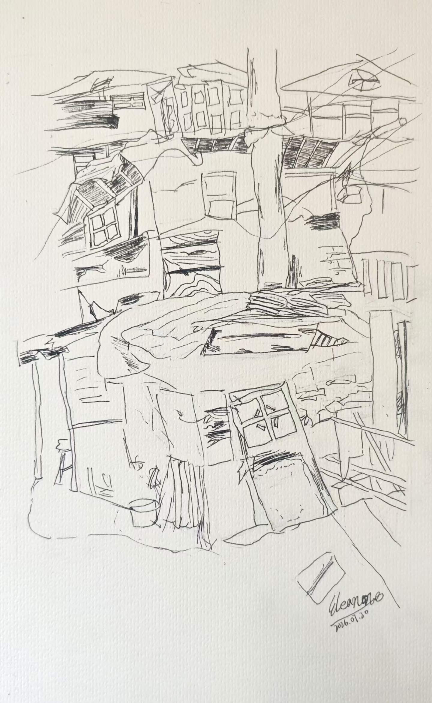 Old Street#Line Drawing#