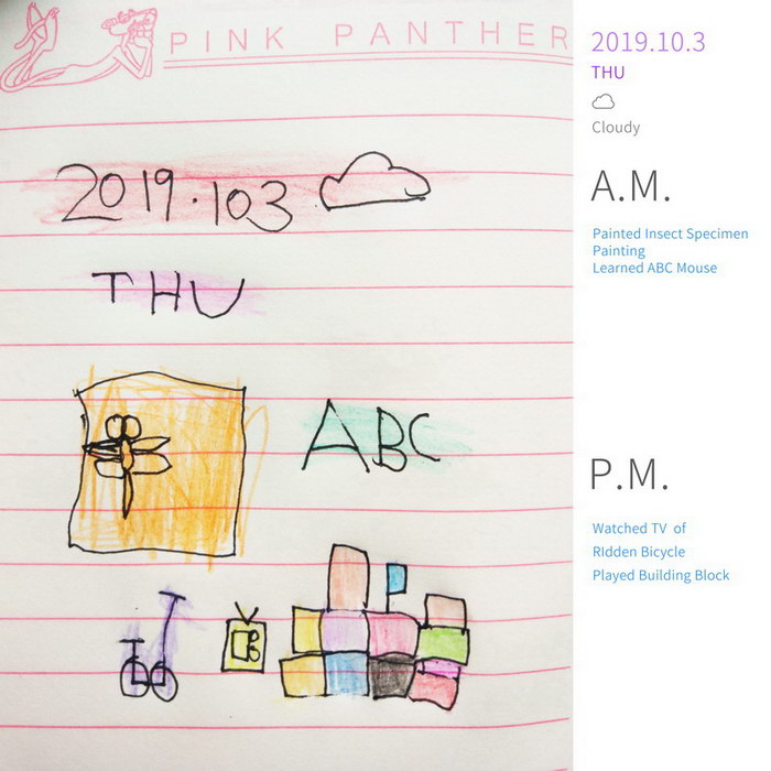 #Diary#Painted Insect Specimen Painting#